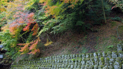 奥嵯峨の紅葉と千二百羅漢～愛宕念仏寺